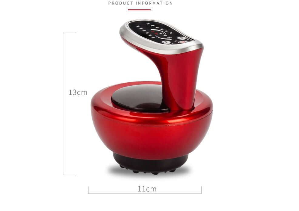 Electric negative pressure suction massage device