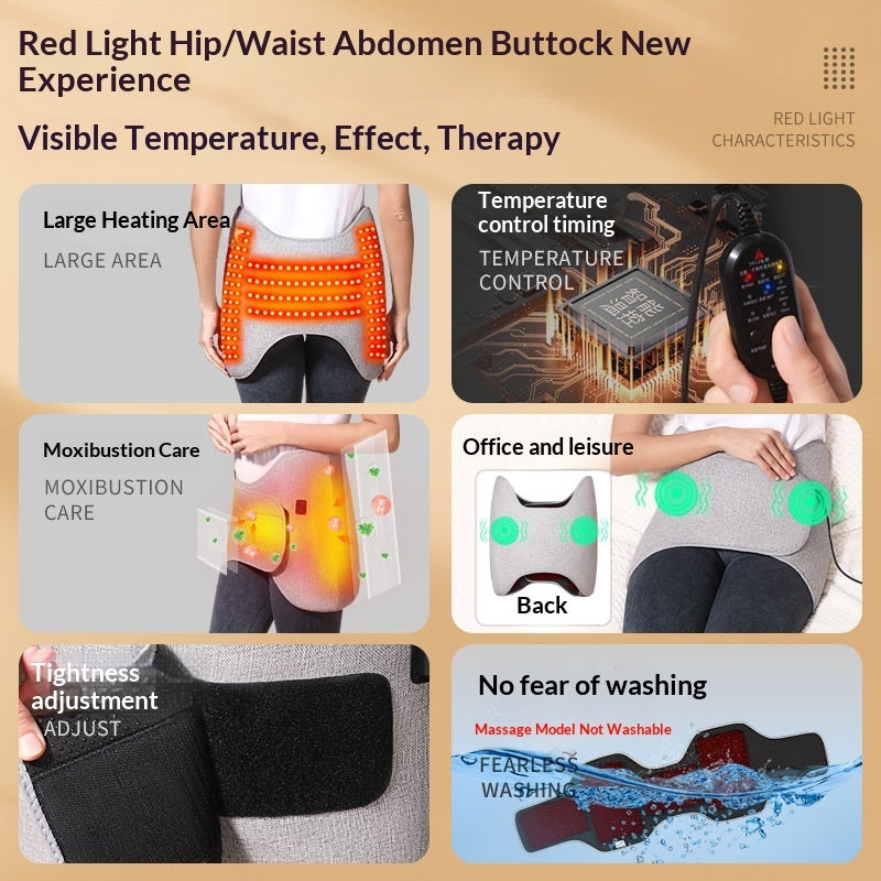 Red-light Therapy Electric Heating Hip And Groin Support Belt For The Femoral Head