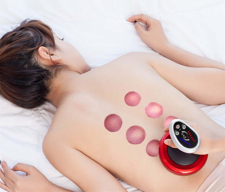 Electric negative pressure suction massage device