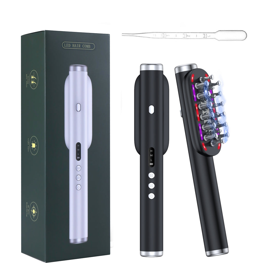 Color-light Microcurrent Scalp Treatment Massager Comb
