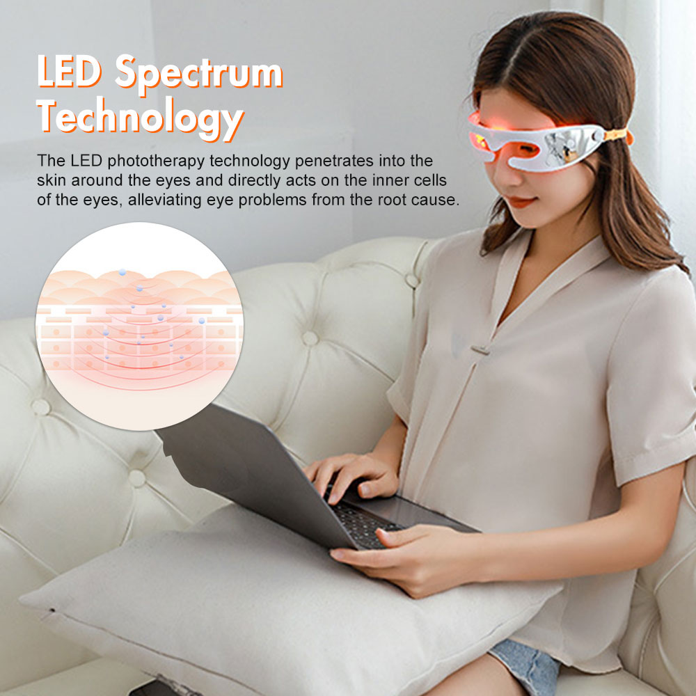 Eye Vibration Massager To Remove Dark Circles And Bags Under The Eyes
