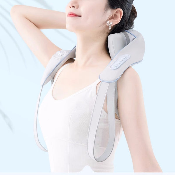 Cervical Oblique Muscle Massager Shoulder Hot Compress Rechargeable Massage Shawl Neck