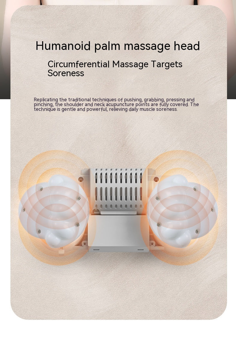 Household Cervical Vertebra Back Dredging Hot Compress Massager