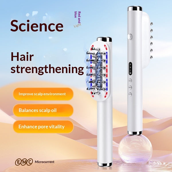 Radio Frequency Hair Care Comb EMS Microcurrent Electric Massage Comb