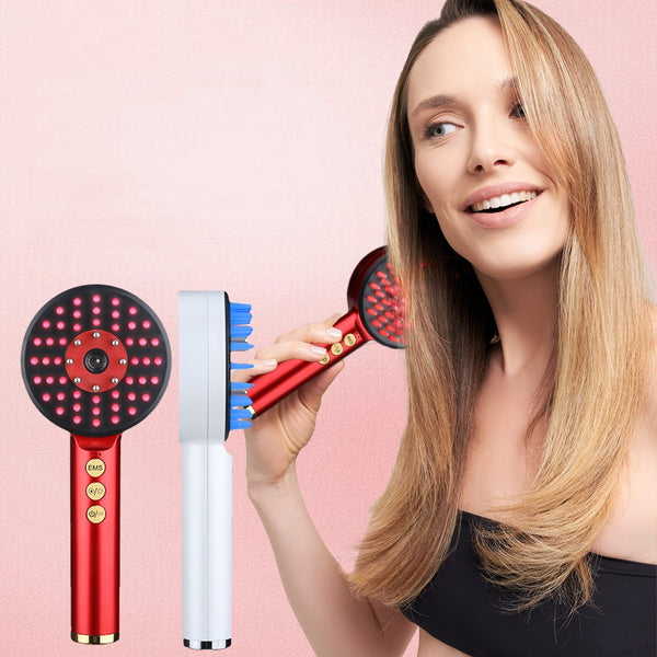 Scalp Massage Comb Red Light Hair Growth Device Nano Spray