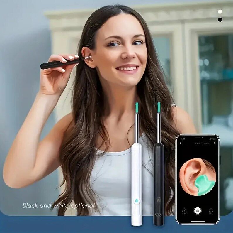 Wireless Cleaner Set Ear Wax Removal Tool Ear Cleaning With Camera And Light UK